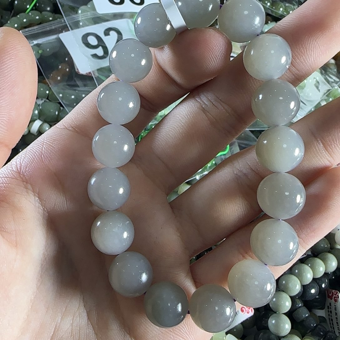 和田玉手链未镶嵌28