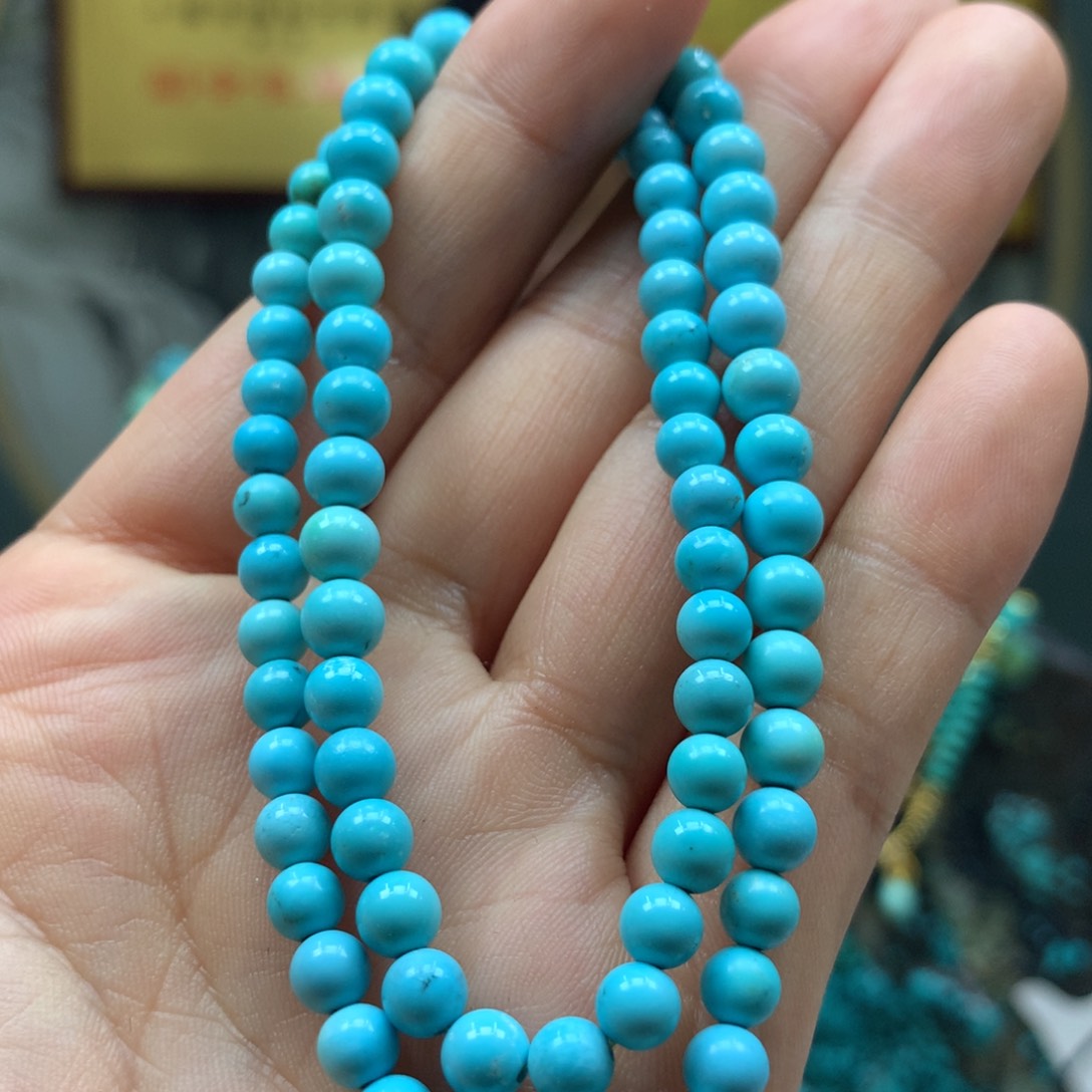 绿松石锁骨项链未镶嵌