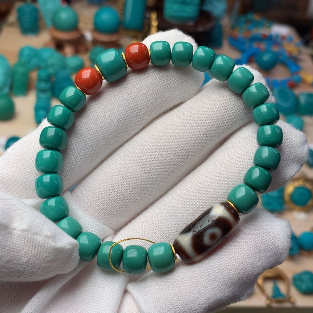 绿松石珠宝奇石未镶嵌