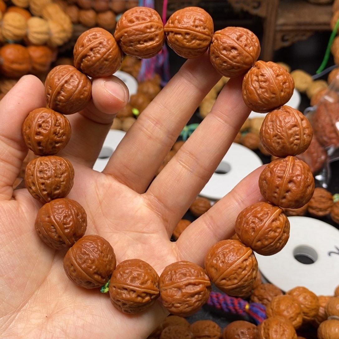 桃核手串小蚂蚁元宝