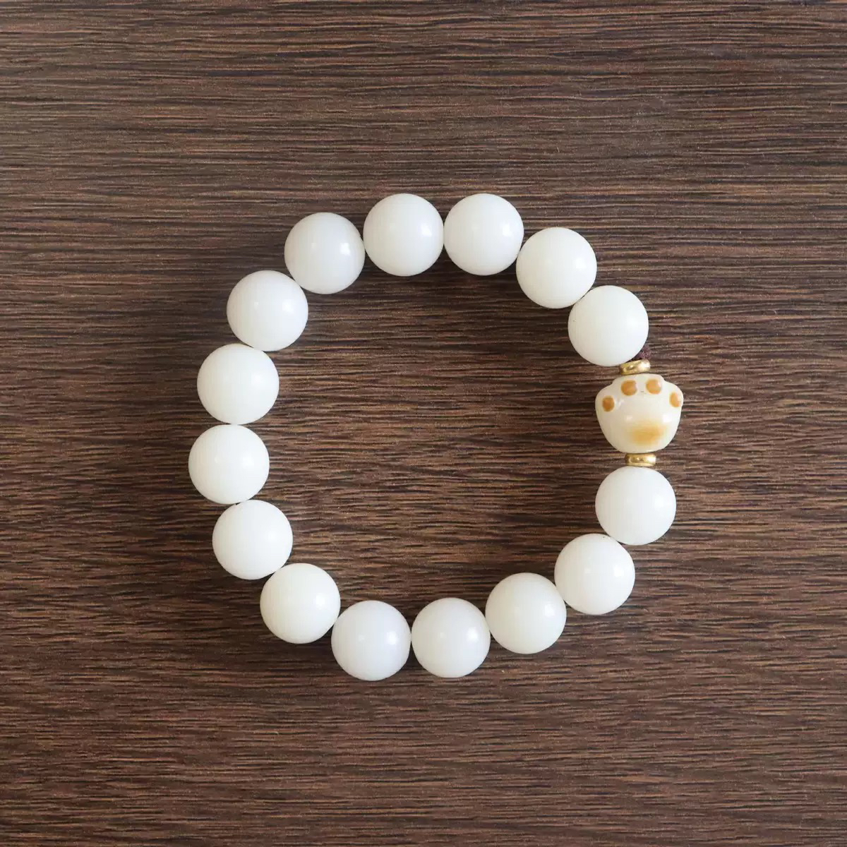 20700 猫爪白玉菩提_无礼盒精挑手串
