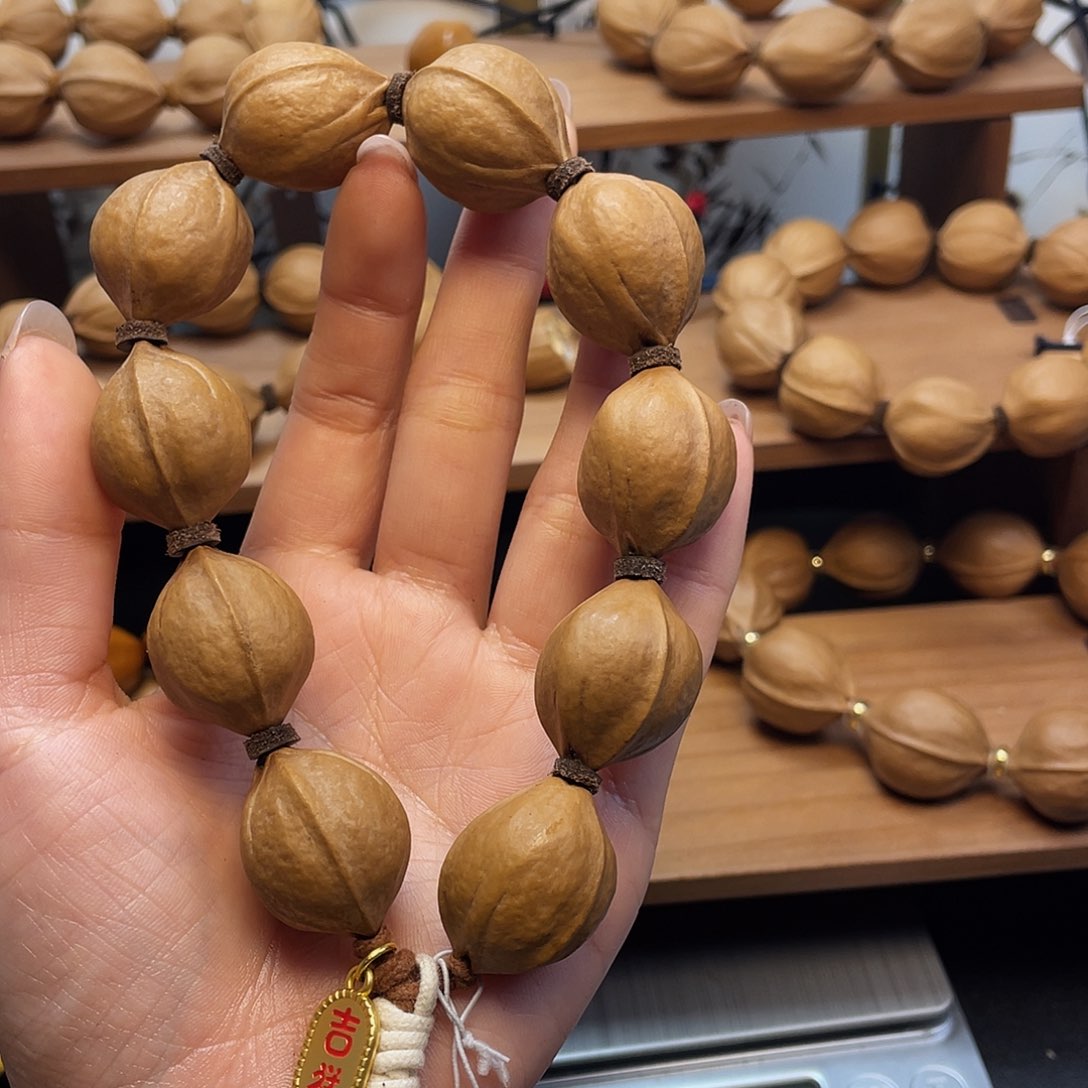橄榄核手串/手链静**茶20.26梅林铁核