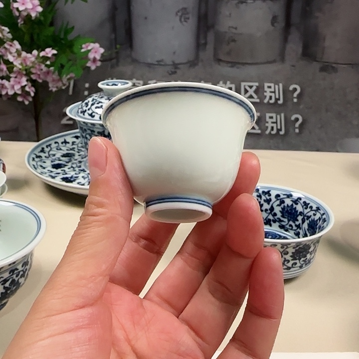 【王安石柴窑】手工手绘真柴窑