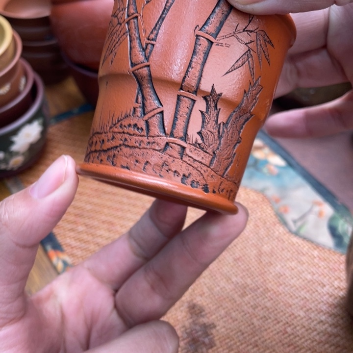 紫砂茶杯原矿紫砂主人杯