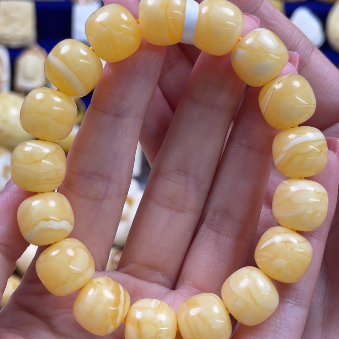 蜜蜡裸石未镶嵌琥珀蜜蜡