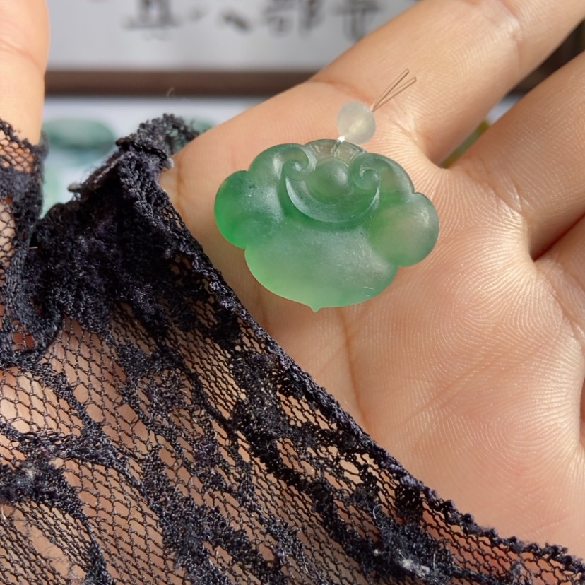 【闪购商品】未镶嵌定制翡翠如意锁