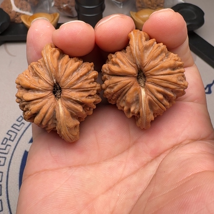 桃核把件山地楼43尺16