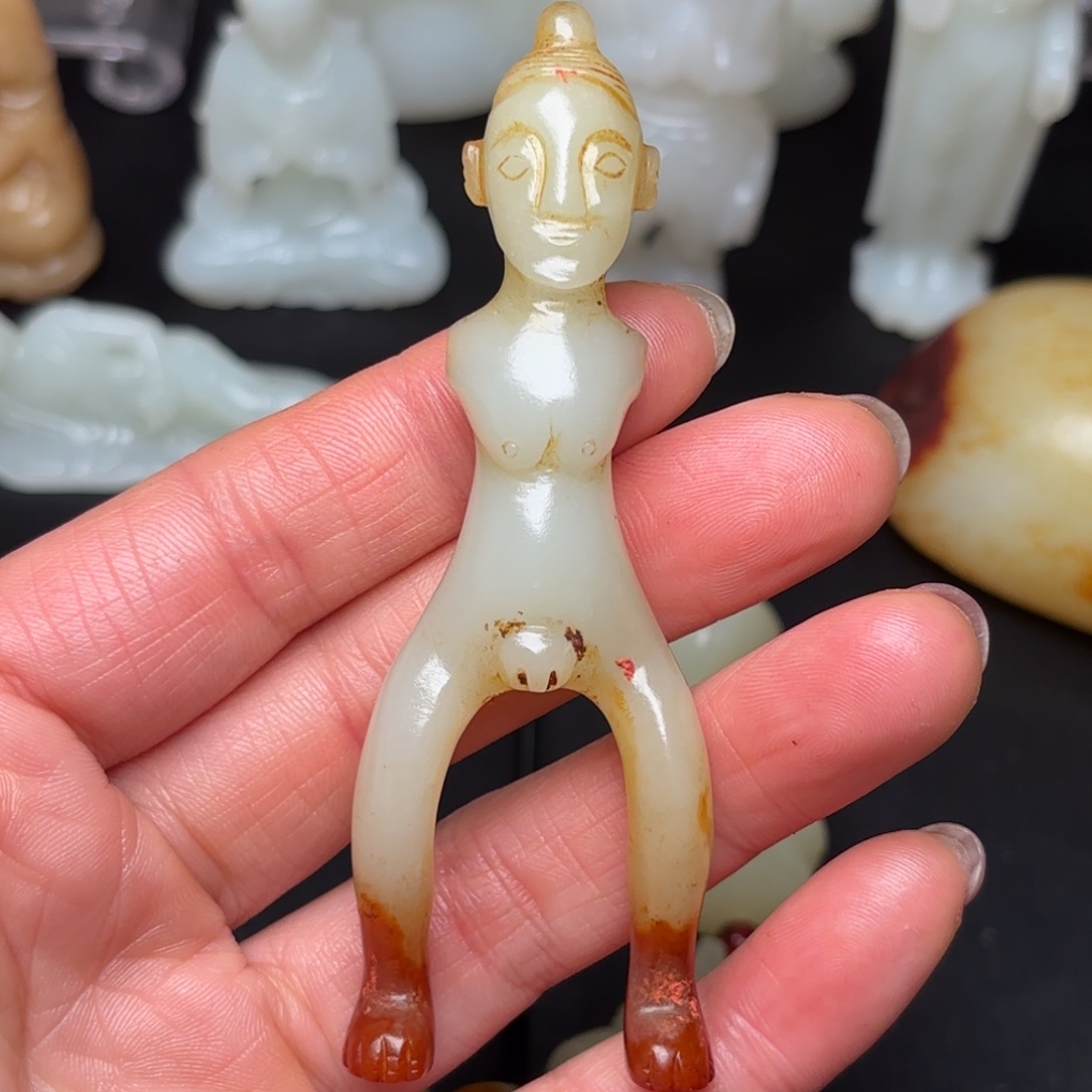 和田玉吊坠(不含链)未镶嵌