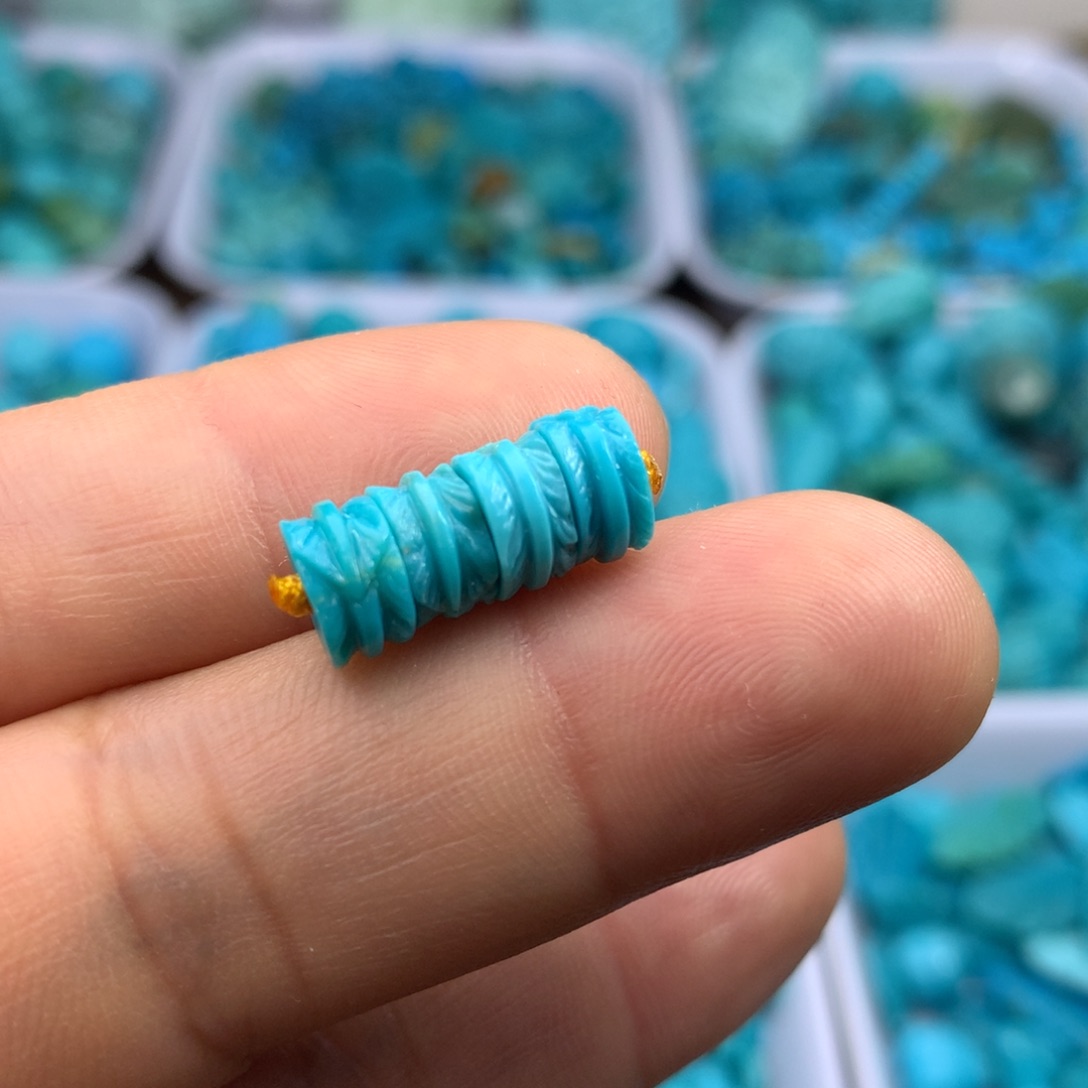 绿松石未镶嵌吊坠(不含链)7.5