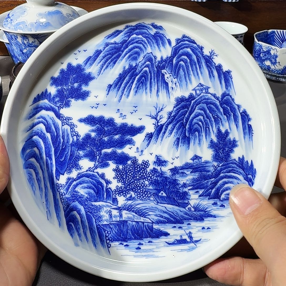 烧***酒泥塑壶承手工手绘