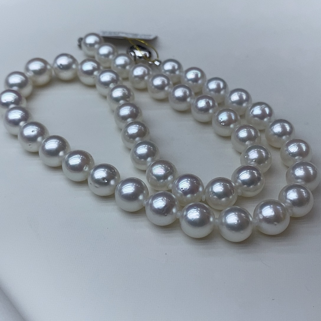 海水珍珠颈饰银S925镶嵌