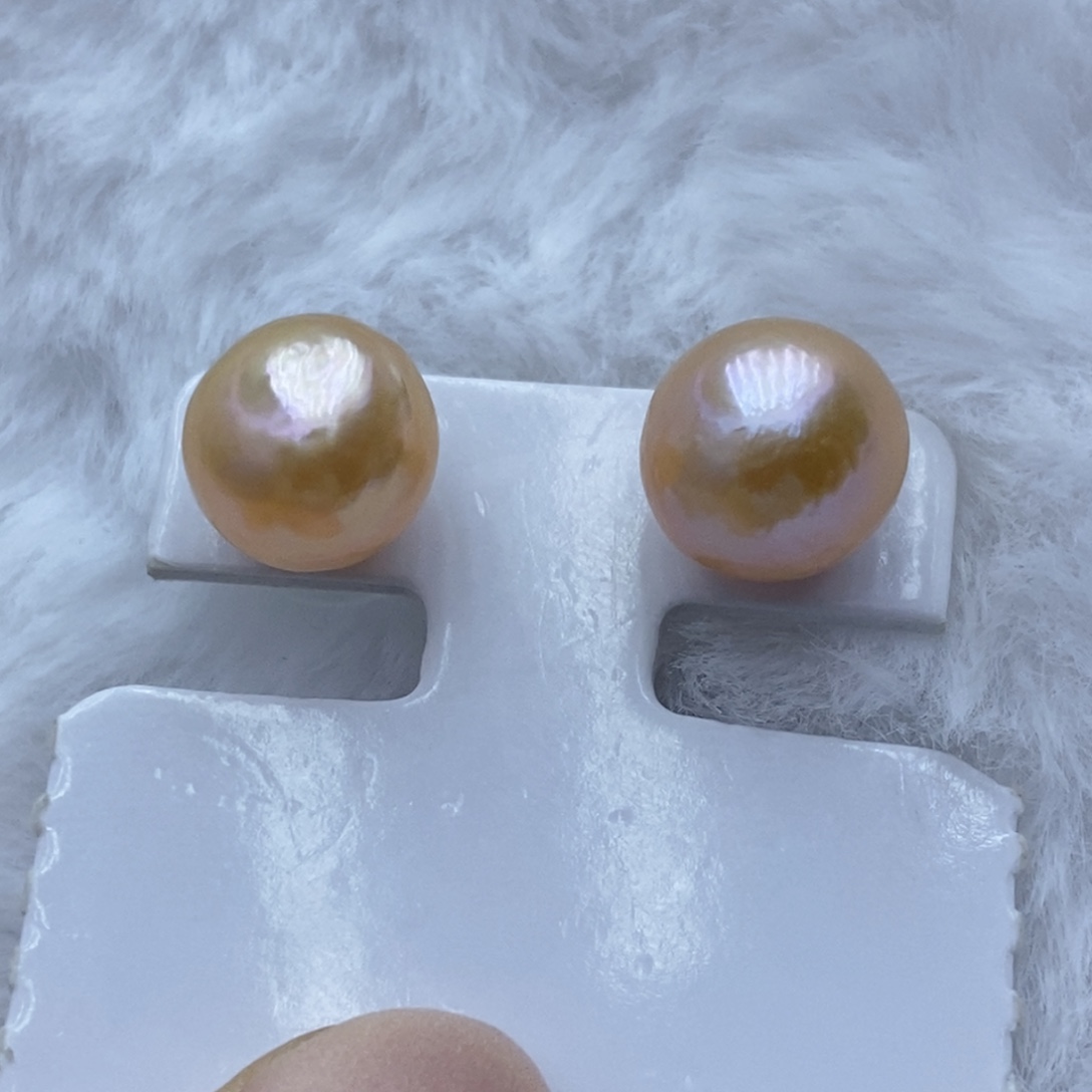 耳饰淡水珍珠银S925镶嵌