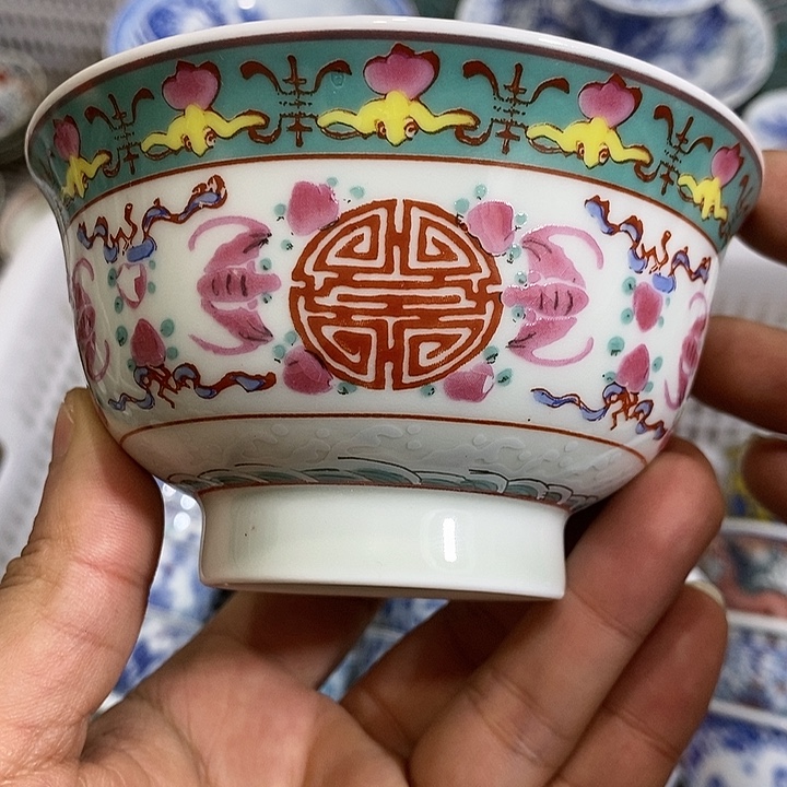 摆件陶景德镇陶瓷主人杯12333