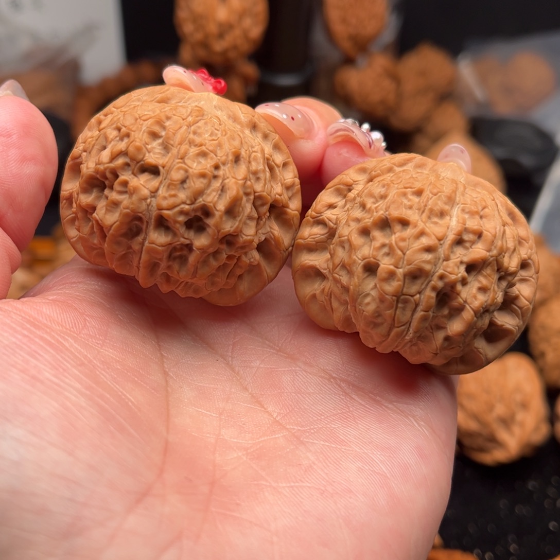 核桃把件血麒麟42