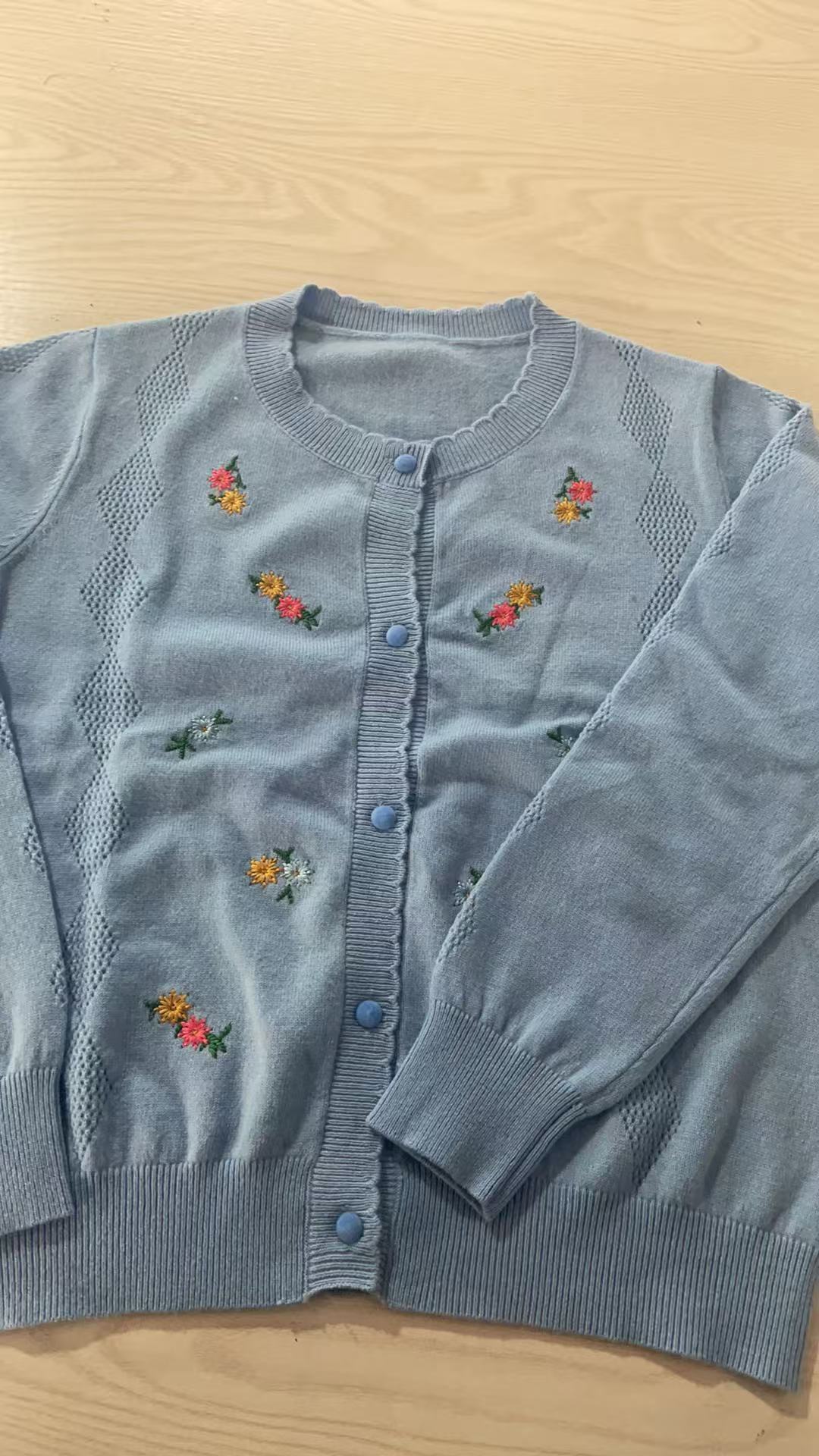 2723针织套衫常规款针织衫圆领毛针织衫长袖冬季时尚包袖