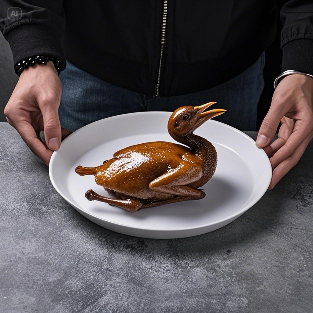 至上：景德镇陶瓷高白瓷冷菜盘创意菜盘餐具鱼头大盘鸡盘子家用