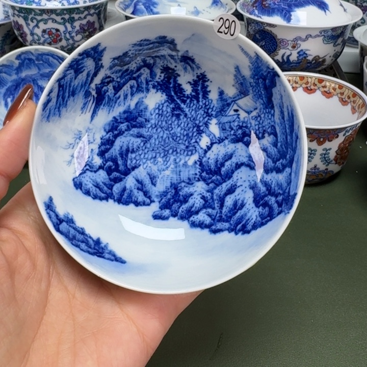 沙沙手工手绘茶具290