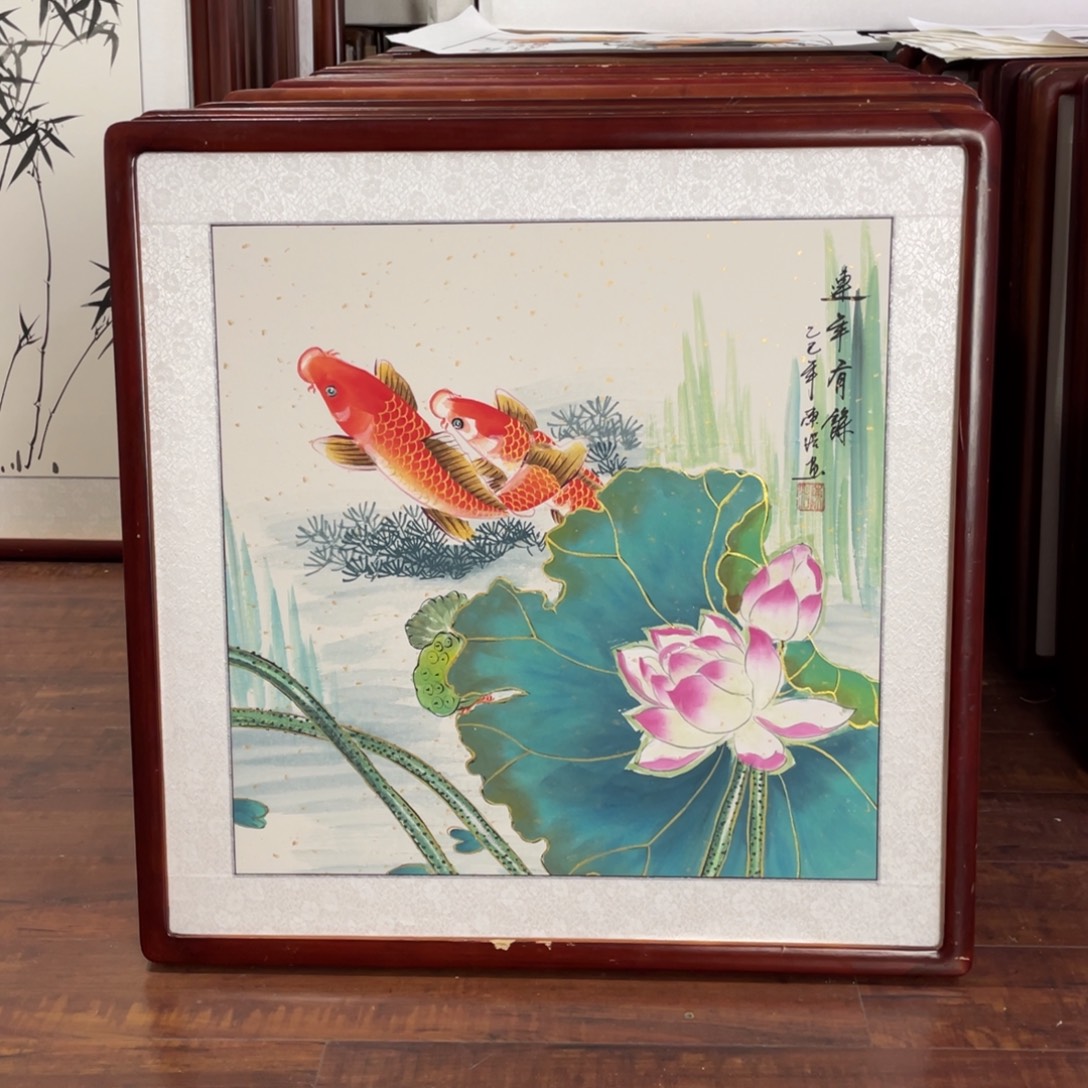 国画带框尺寸63*63厘米