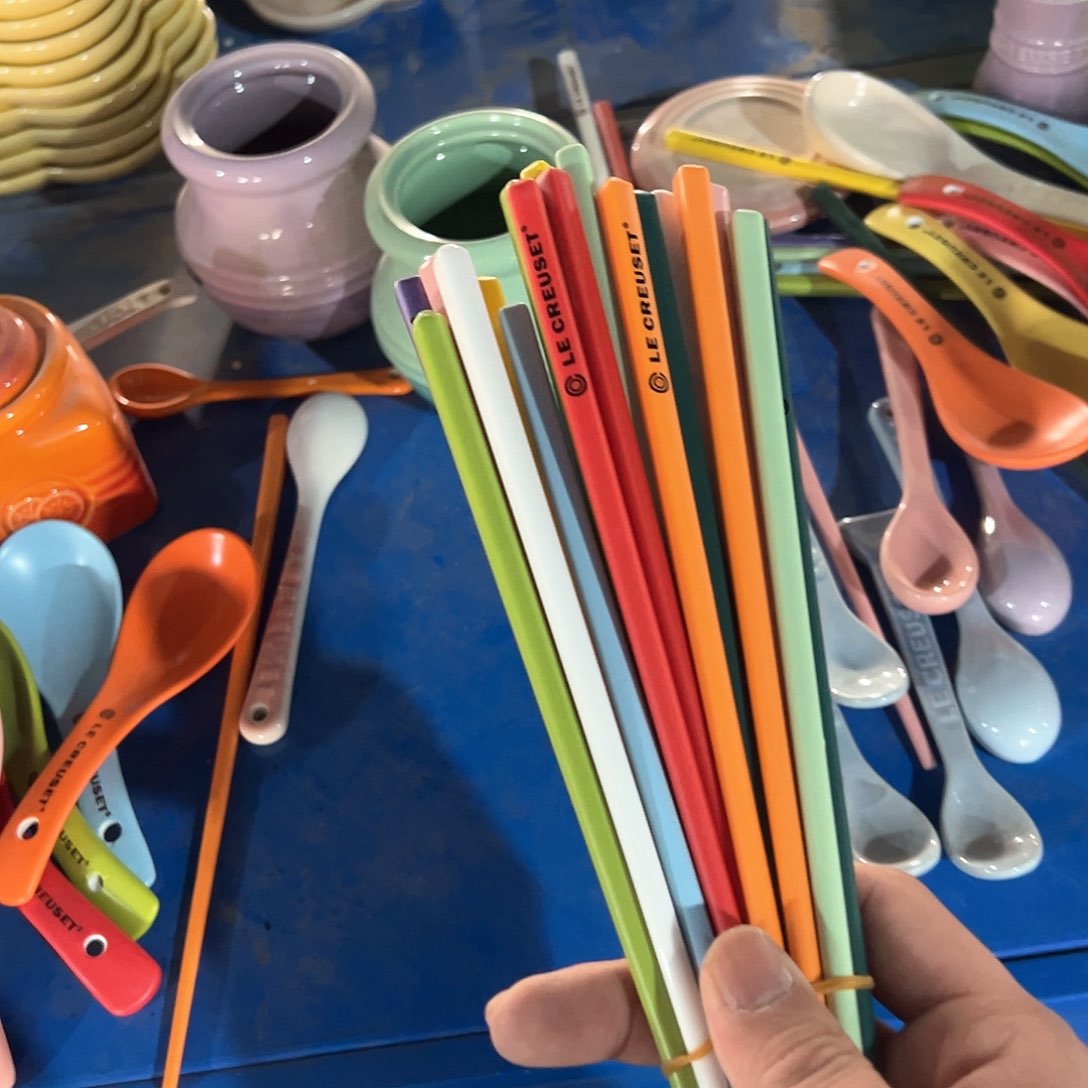 陶瓷 +-+筷子十双十色