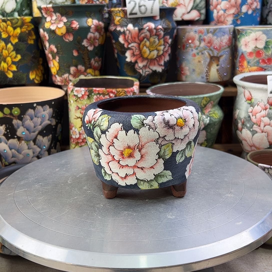 景德镇陶瓷花盆景德镇陶瓷花盆