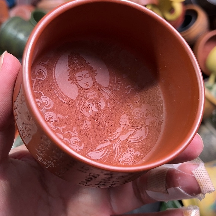 紫砂茶杯全手工紫砂主人杯