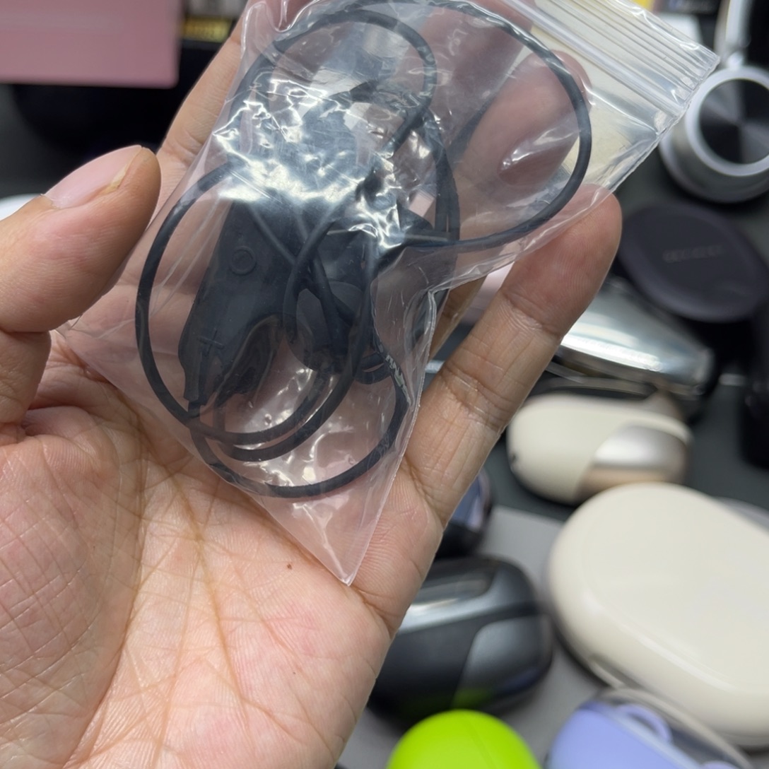 飞利浦挂脖线控耳机黑色