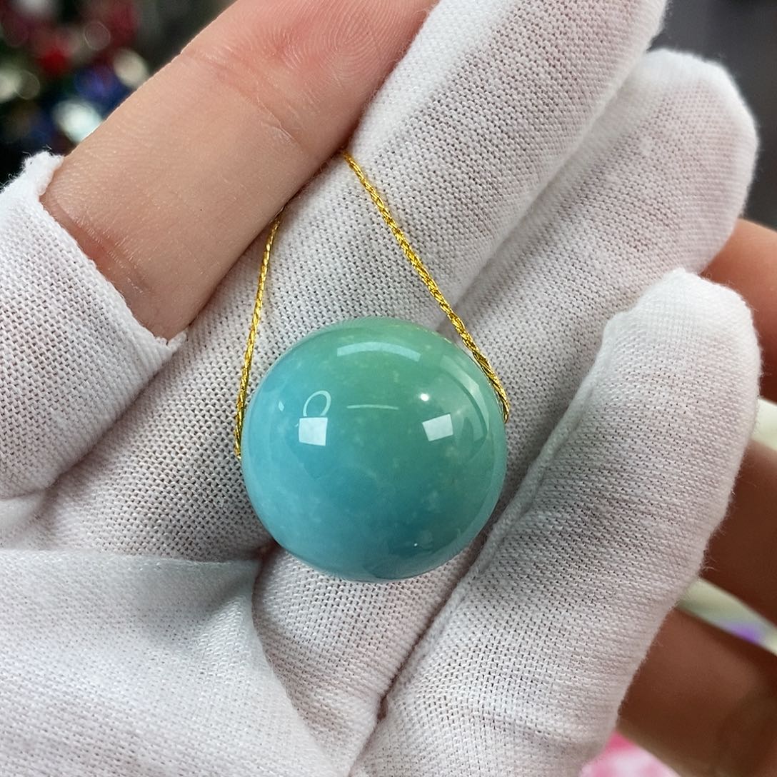 绿松石未镶嵌珠宝奇石20mm+