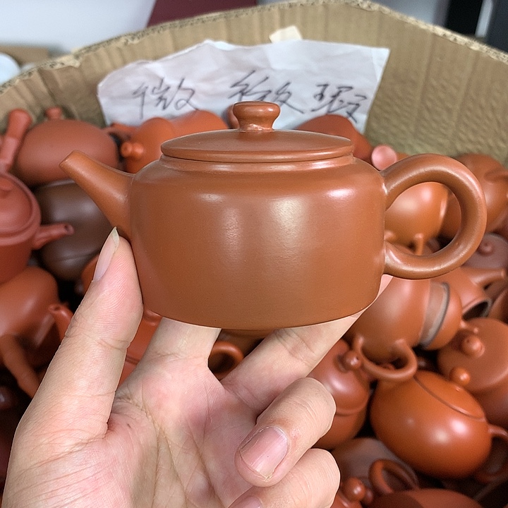紫砂茶壶原矿朱泥茶壶茶具家用150