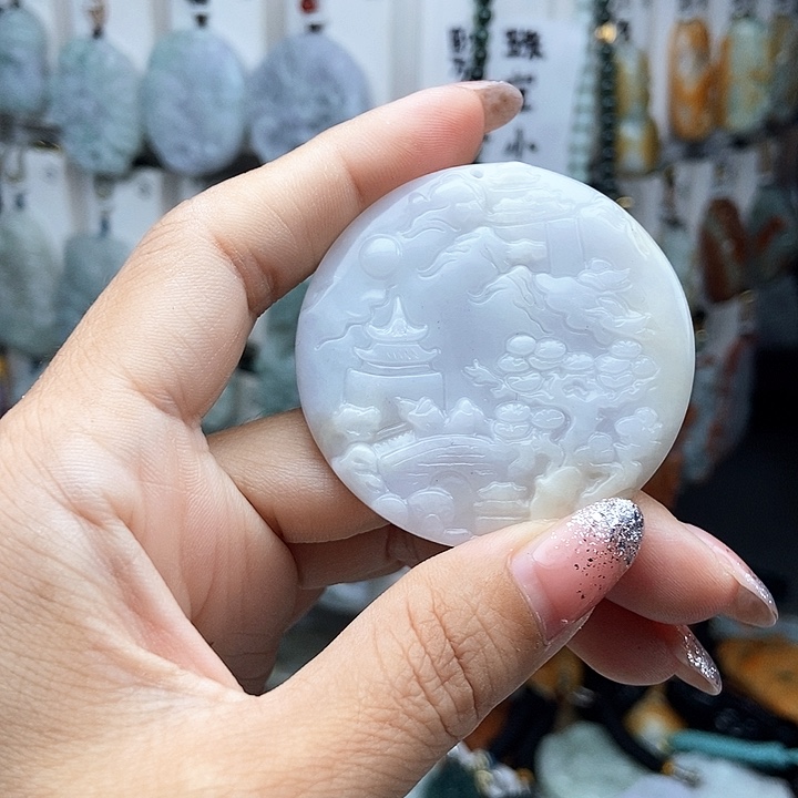 翡翠未镶嵌颈饰翡翠