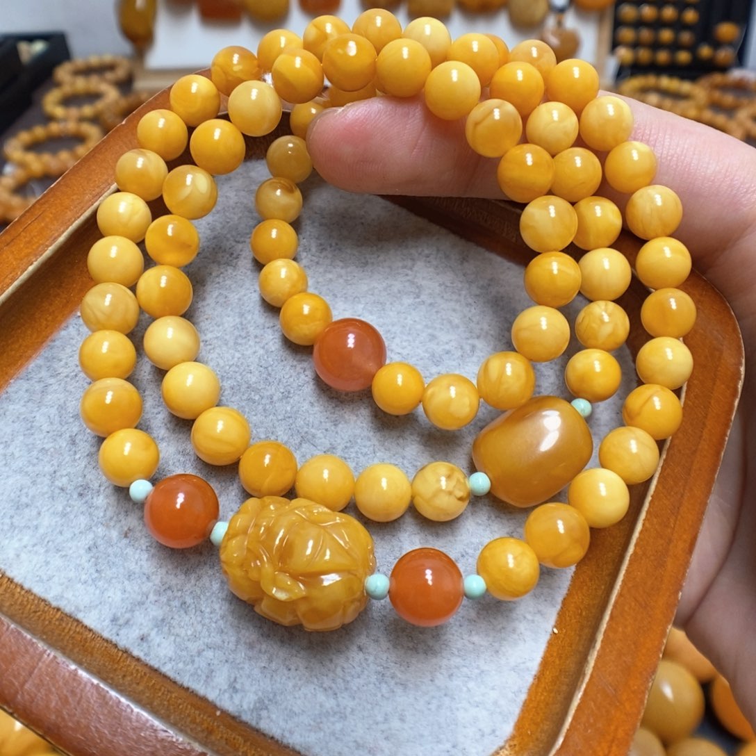 蜜蜡手链未镶嵌蜜蜡