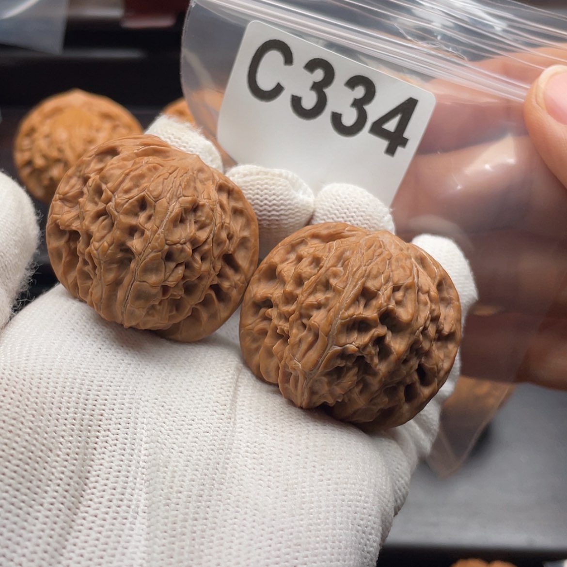 【闪购商品】文玩核桃吊坠C334石子磨39.5