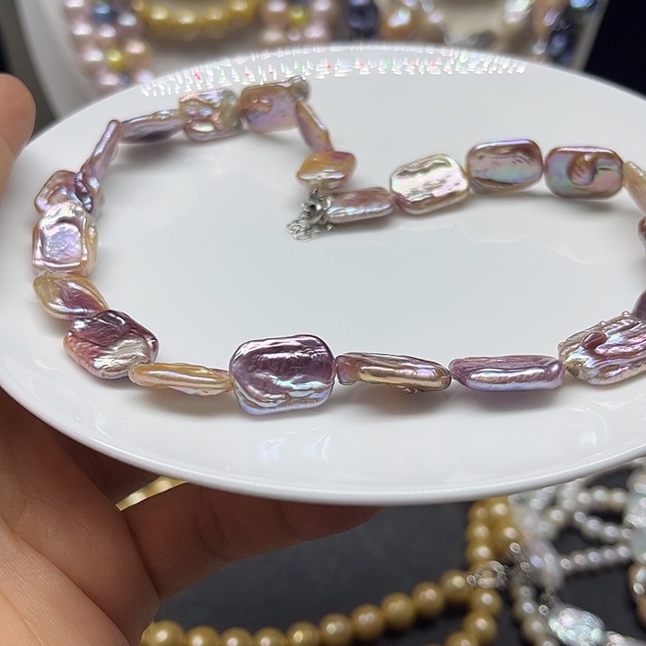 未镶嵌颈饰淡水珍珠