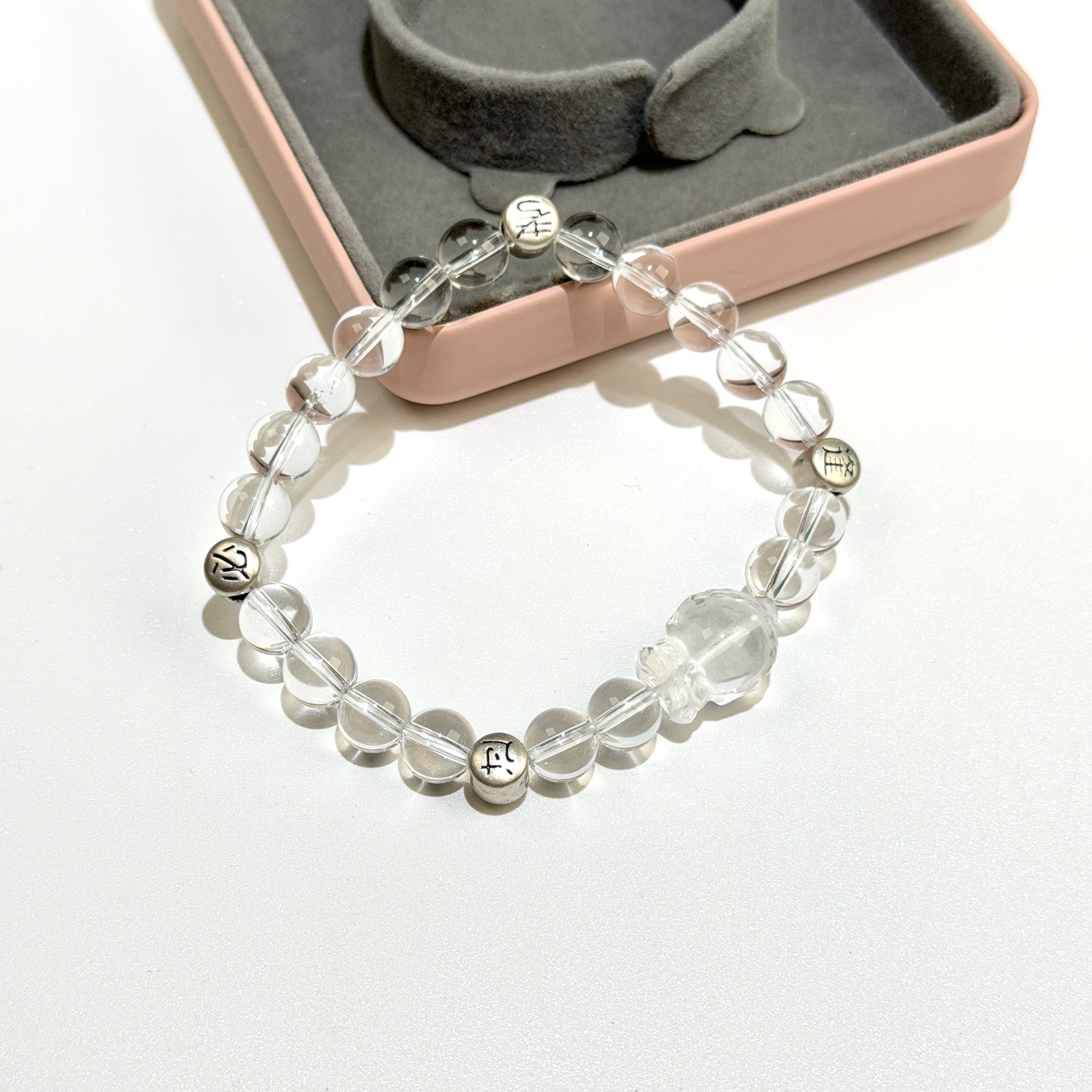 【逢考必过白水晶＋S925银】小众百搭精致 多样性发其一