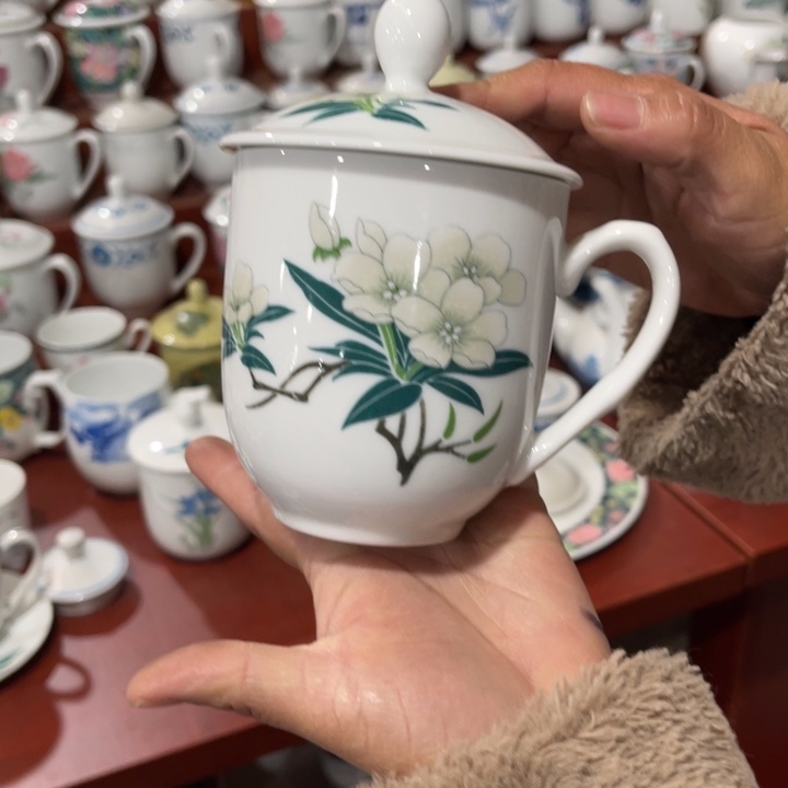 醴陵高温瓷釉下印花350毫升