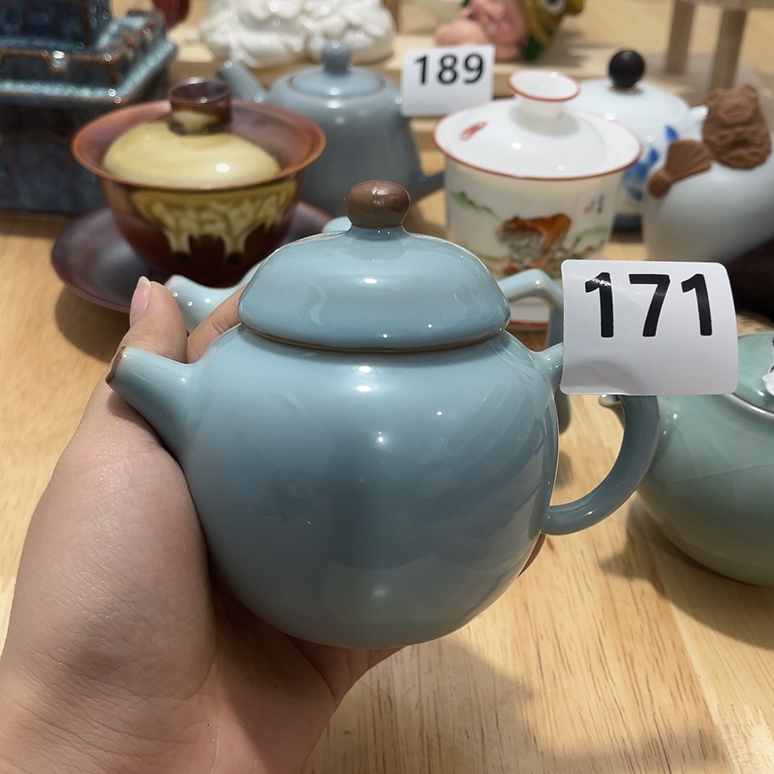 M***r瓷片茶摆件工艺品摆件666