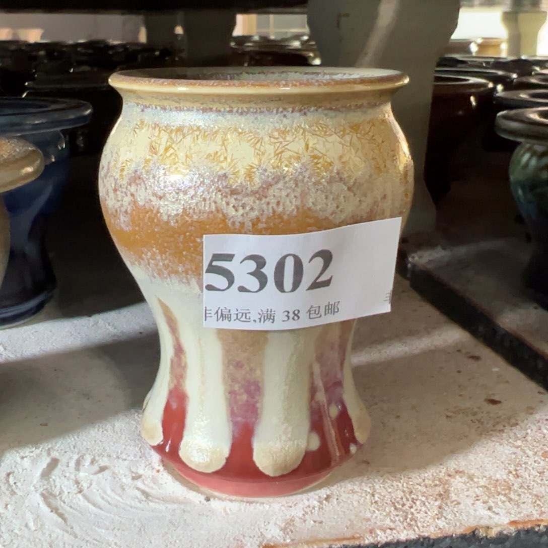 陶瓷景德镇手工花盆