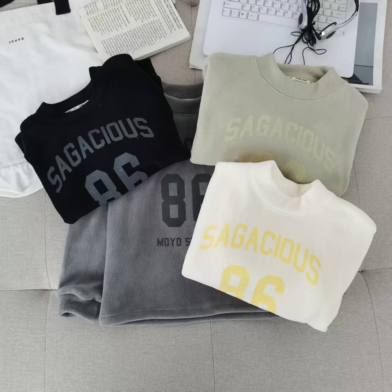 【加绒加厚】儿童新款保暖套头打底卫衣ins冬季圆领加绒