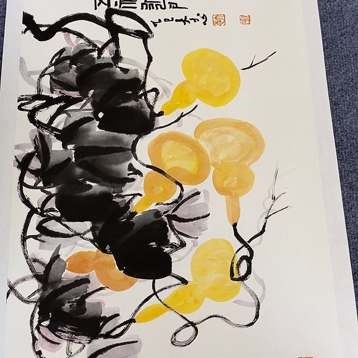 国画纯手绘写意画作43*63