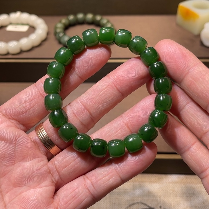 和田玉手串未镶嵌