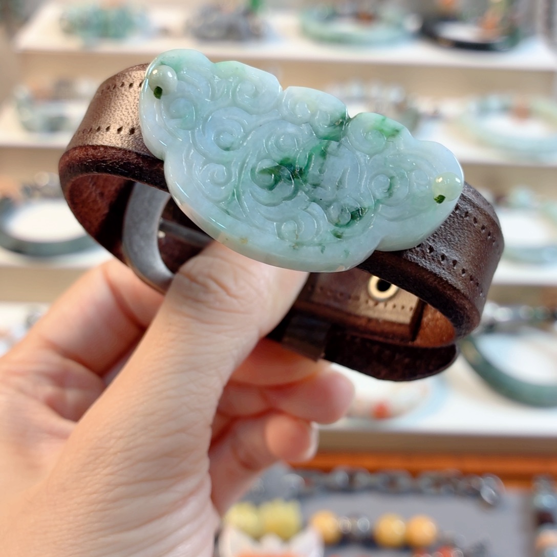 翡翠未镶嵌手链手串