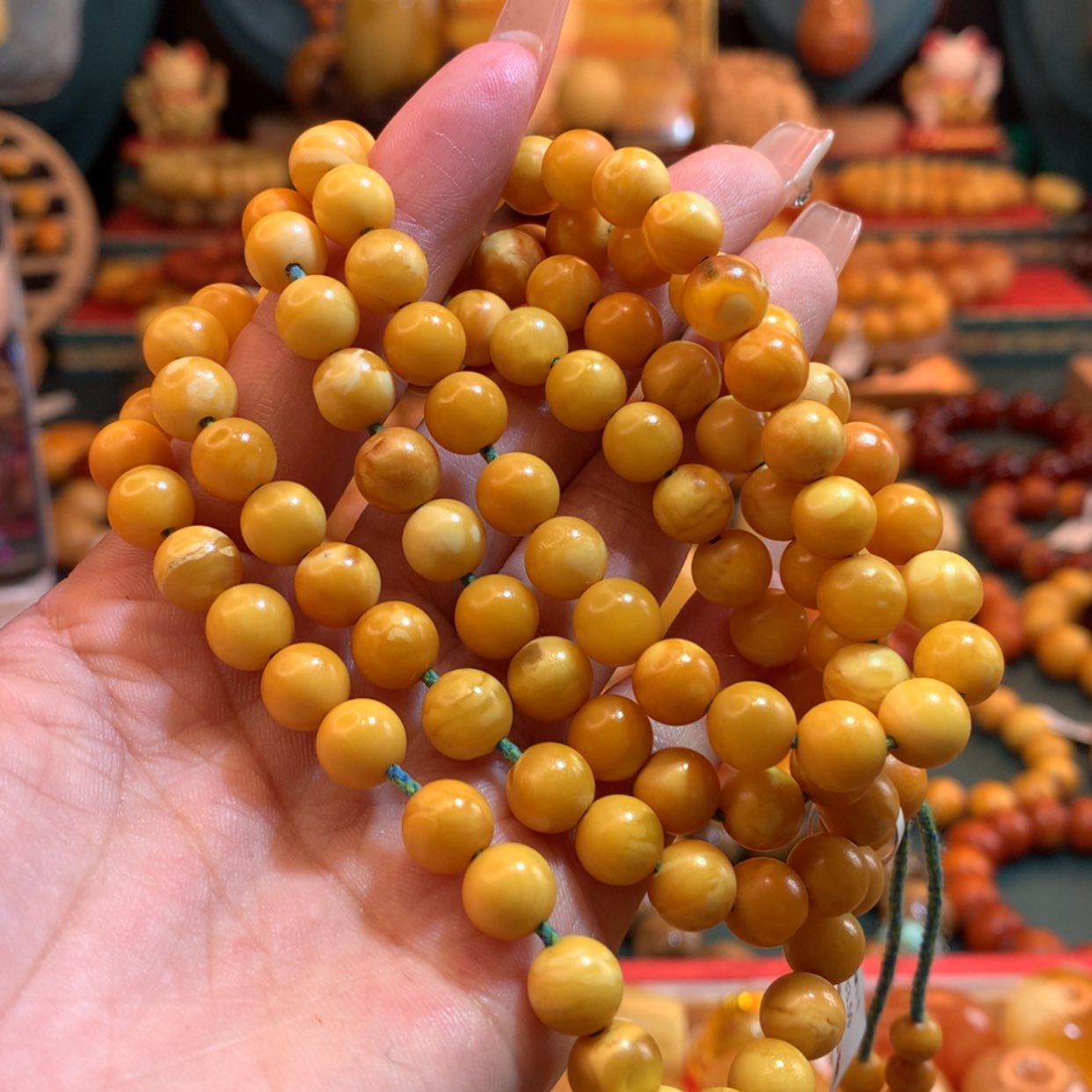 【闪购商品】未镶嵌琥珀手链蜜蜡