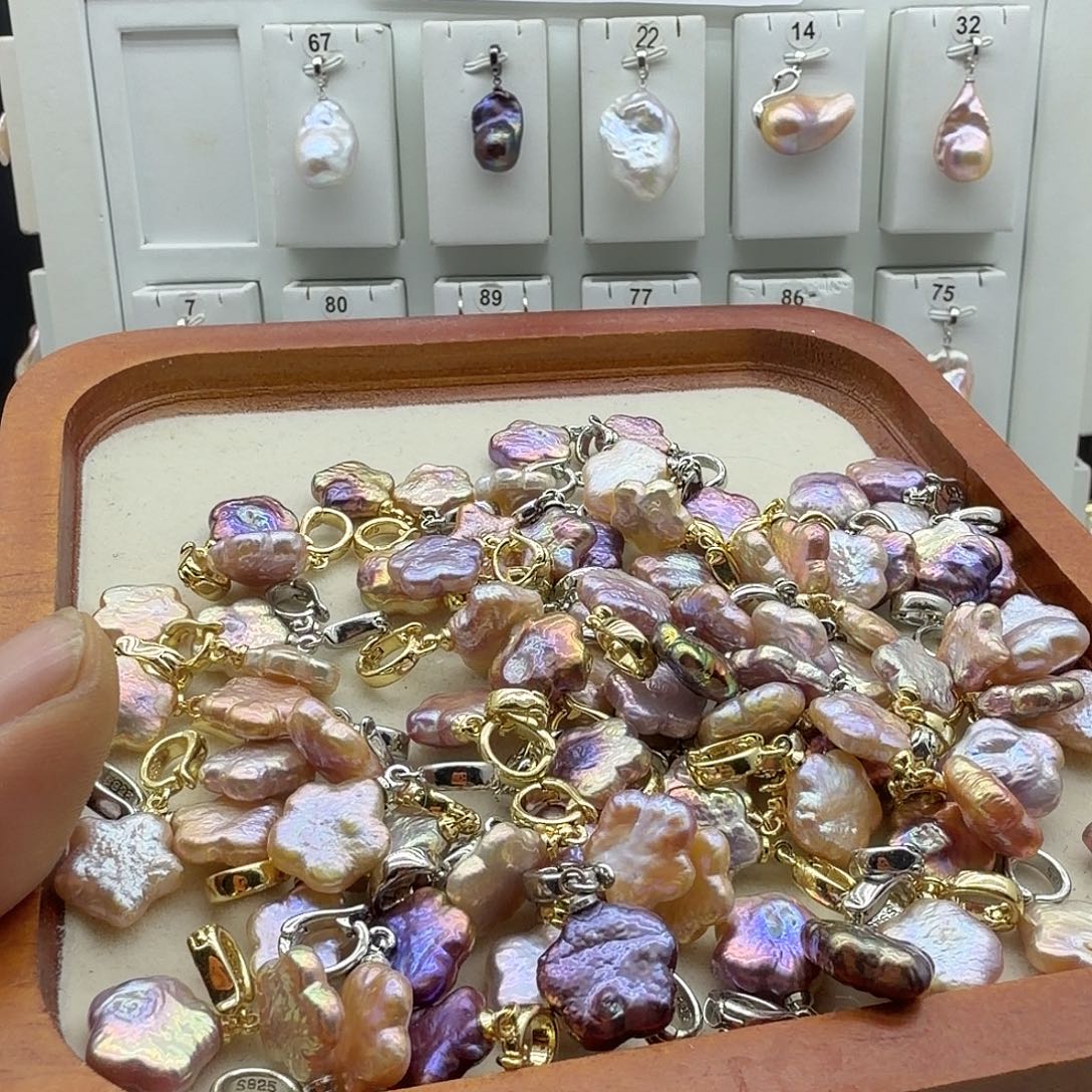 颈饰淡水珍珠合金