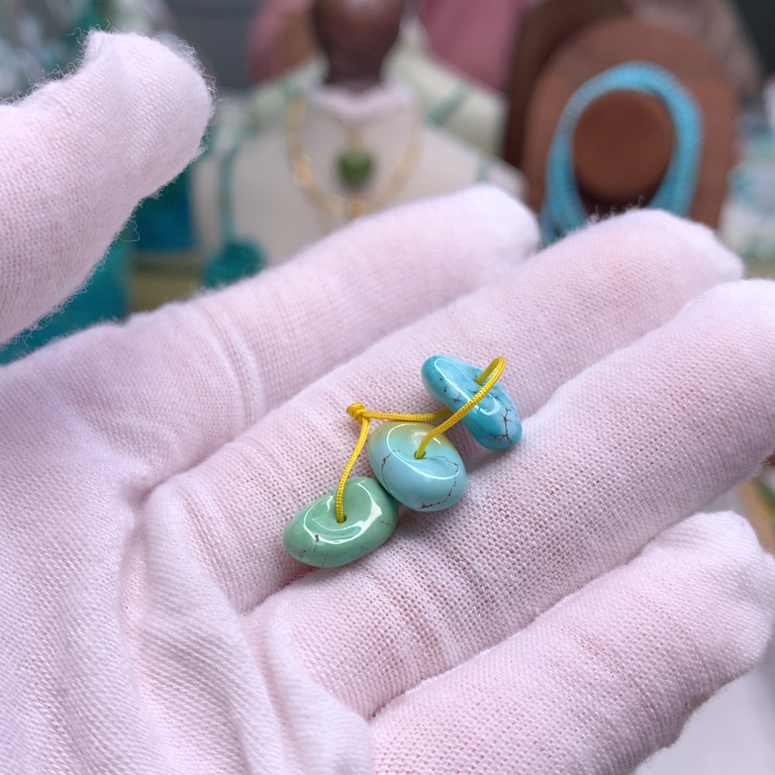 绿松石未镶嵌配饰