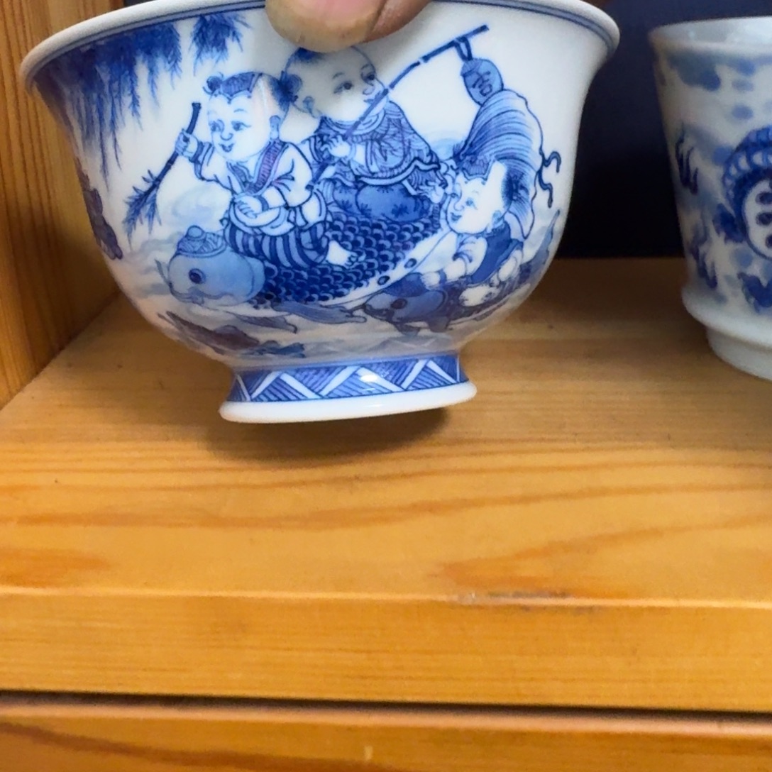 千***然瓷片当代景德镇陶瓷手绘茶具