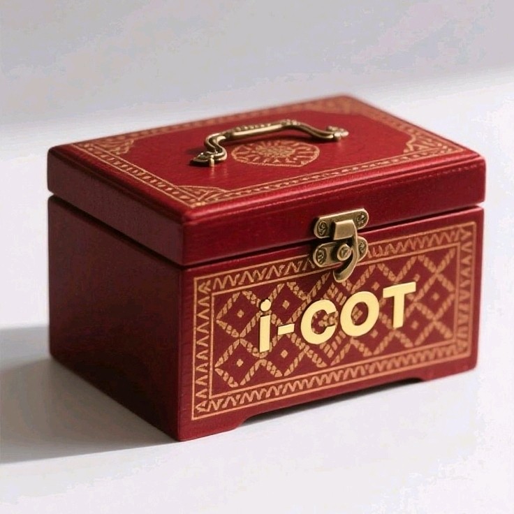 印度红魔收纳盒双色，可收纳10把