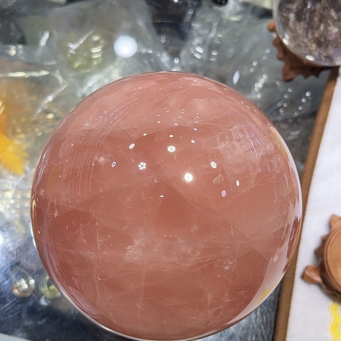 【闪购商品】水晶摆件球未镶嵌