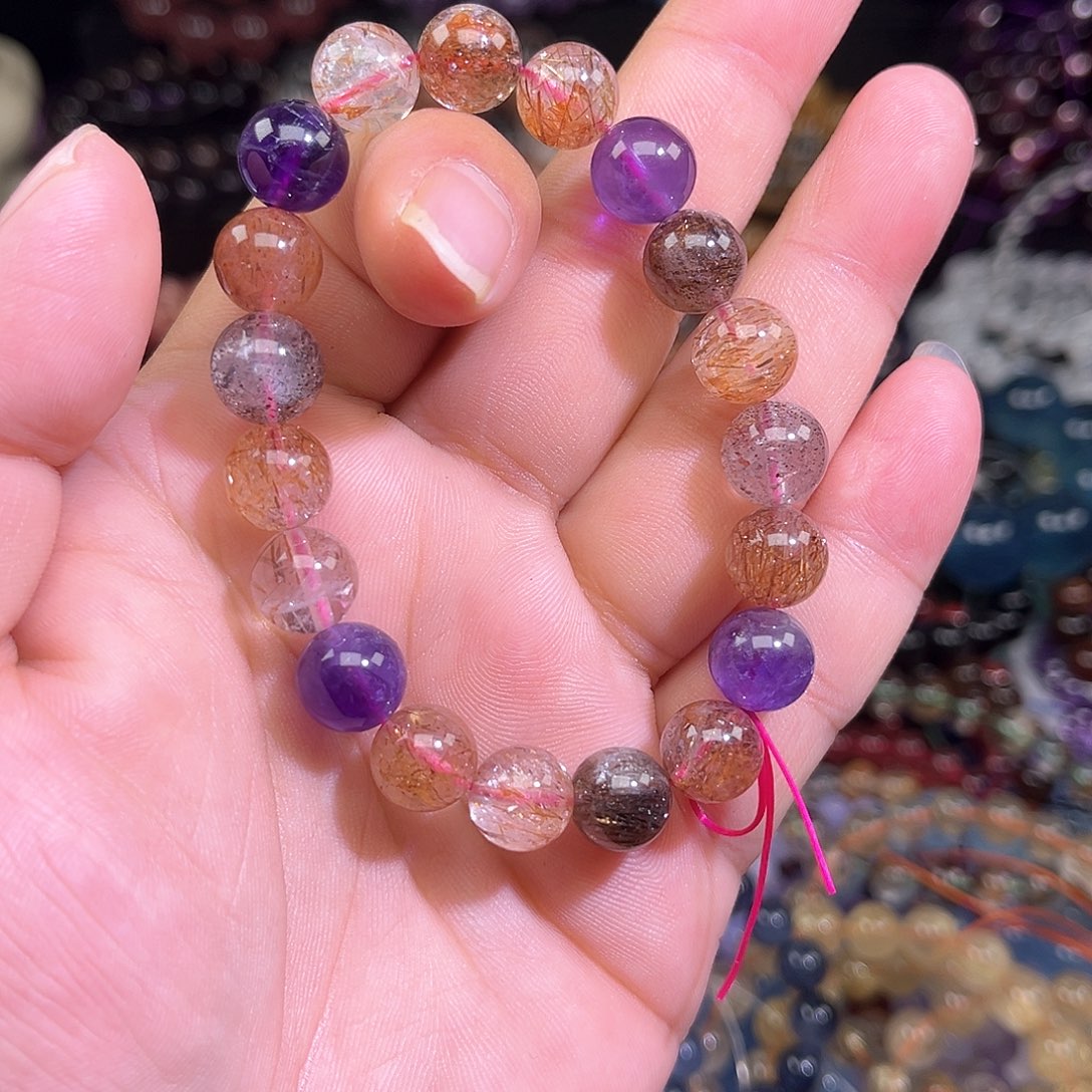 水晶手链未镶嵌天然水晶未镶嵌