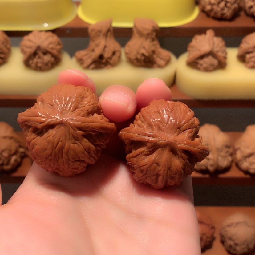 【闪购商品】文玩核桃把件磨盘38