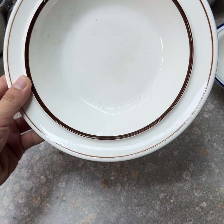 陶瓷粽线9.25寸双边深盘