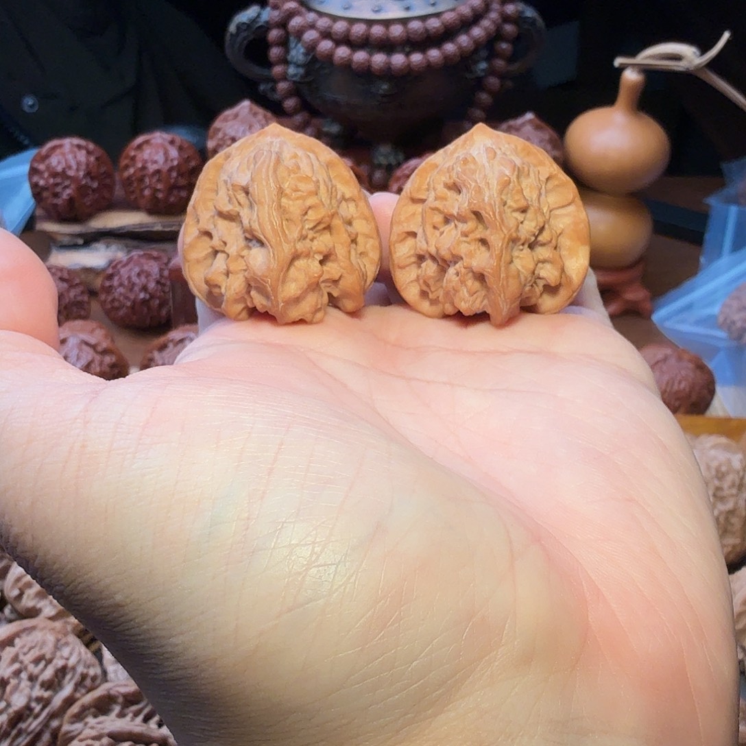 文玩核桃把件39尺寸蓟县红马蹄